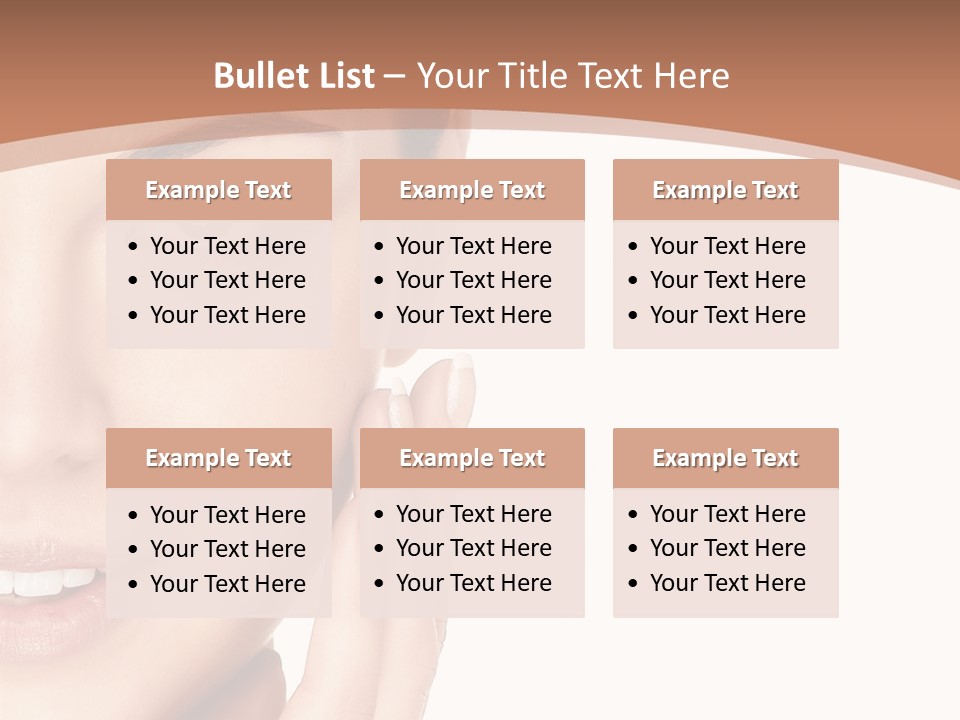 Elderly Woman Standing PowerPoint Template