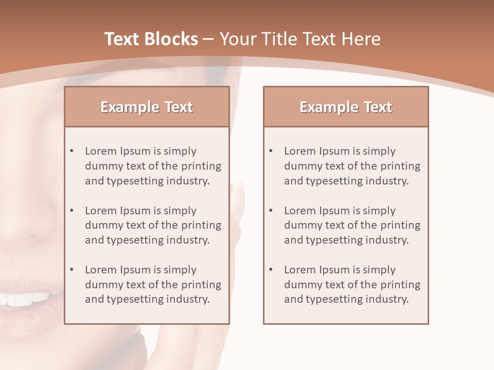 Elderly Woman Standing PowerPoint Template