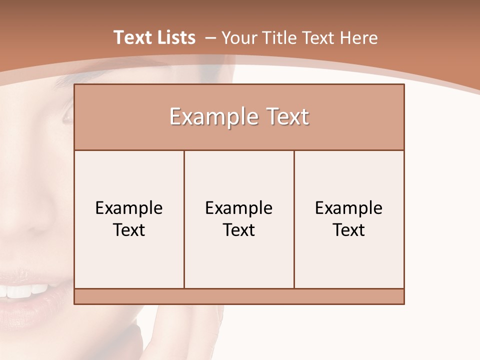 Elderly Woman Standing PowerPoint Template