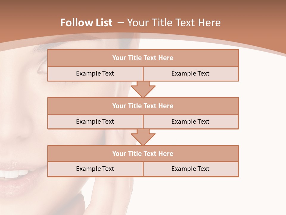 Elderly Woman Standing PowerPoint Template