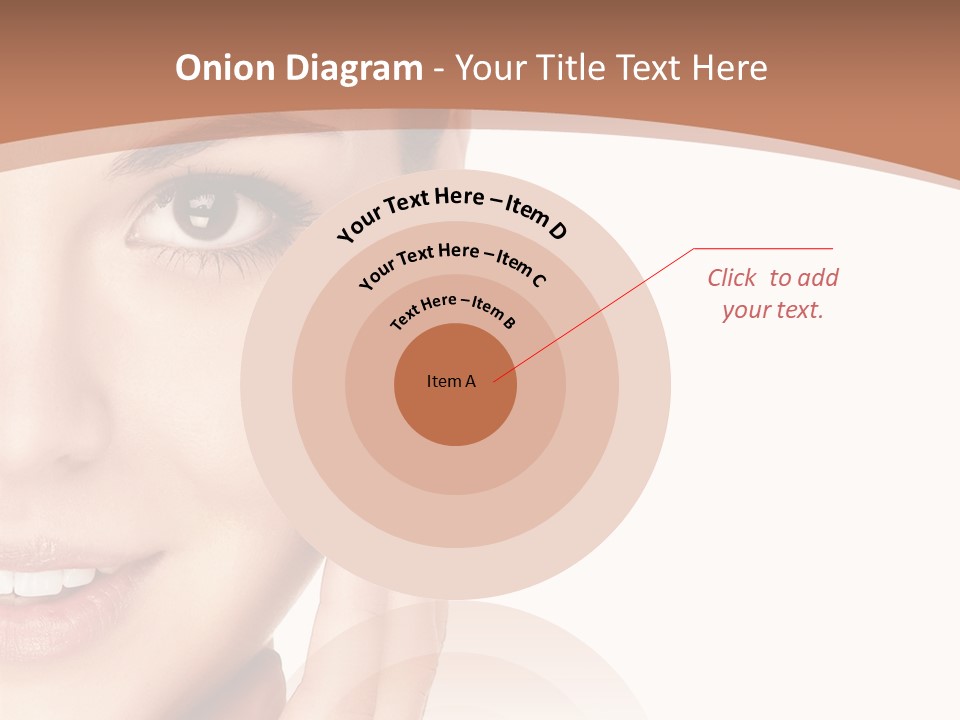 Elderly Woman Standing PowerPoint Template