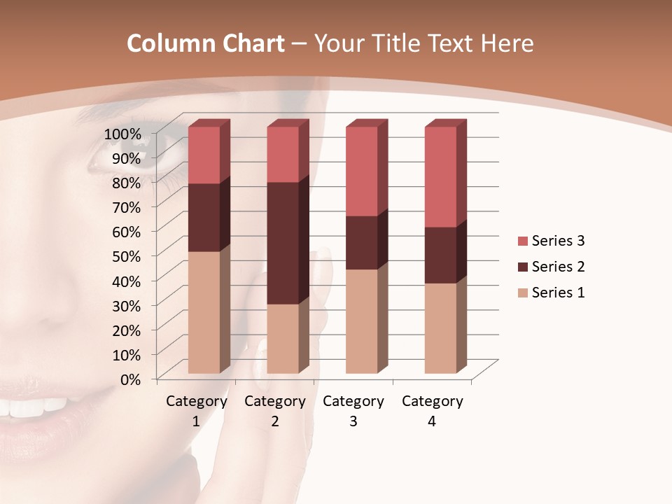 Elderly Woman Standing PowerPoint Template