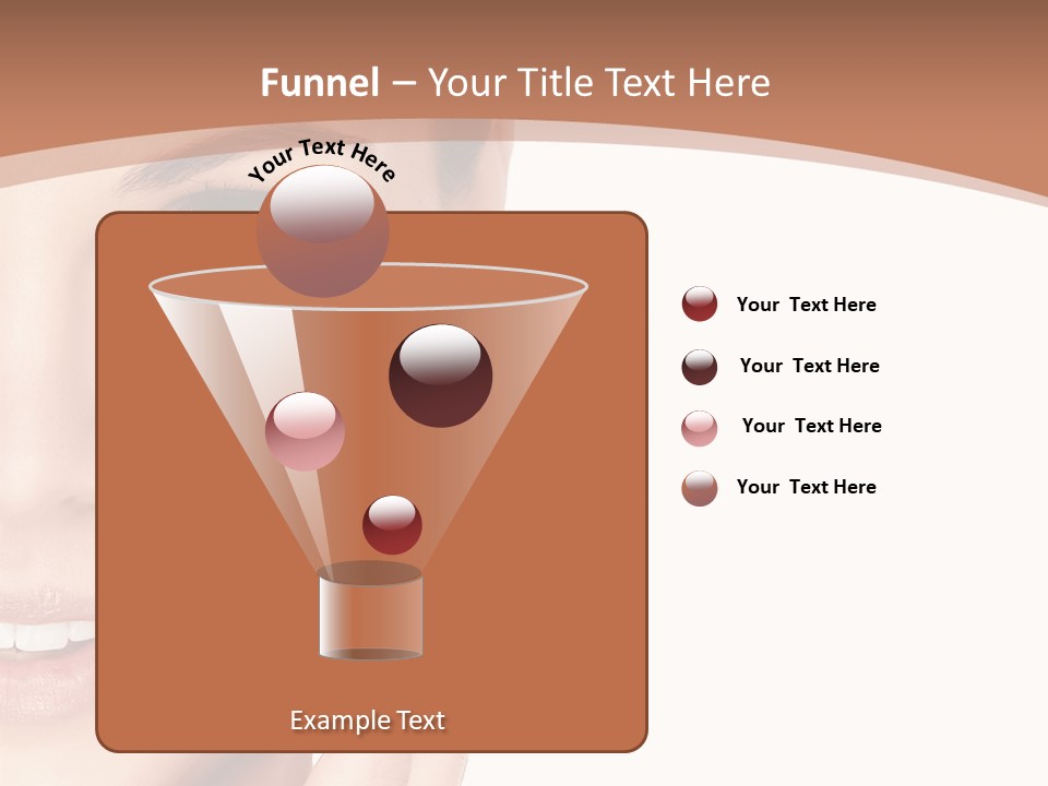 Elderly Woman Standing PowerPoint Template