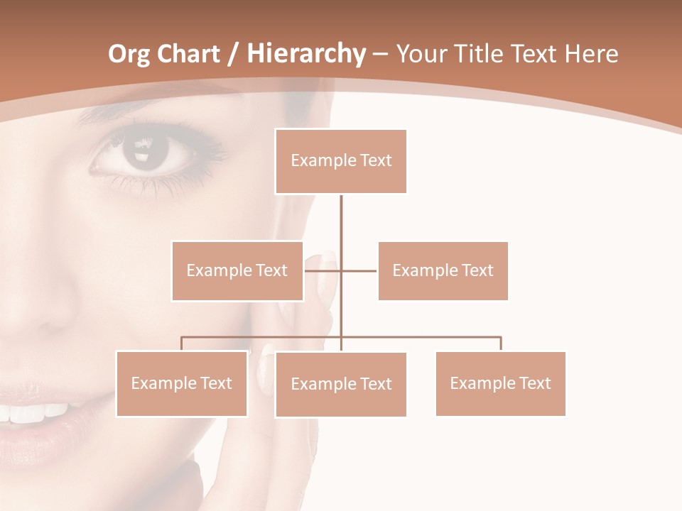 Elderly Woman Standing PowerPoint Template