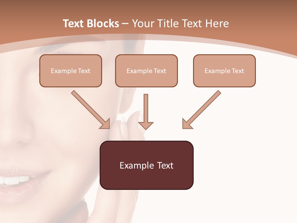 Elderly Woman Standing PowerPoint Template