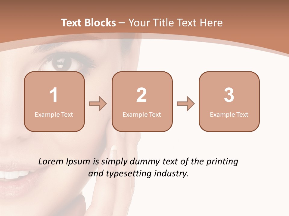 Elderly Woman Standing PowerPoint Template