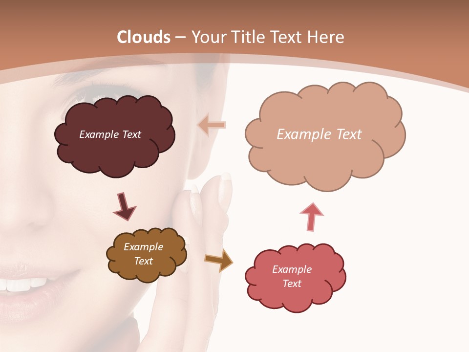 Elderly Woman Standing PowerPoint Template