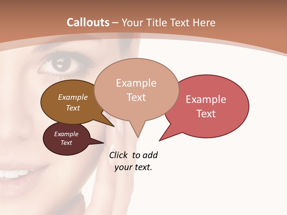 Elderly Woman Standing PowerPoint Template