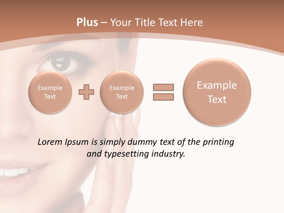 Elderly Woman Standing PowerPoint Template