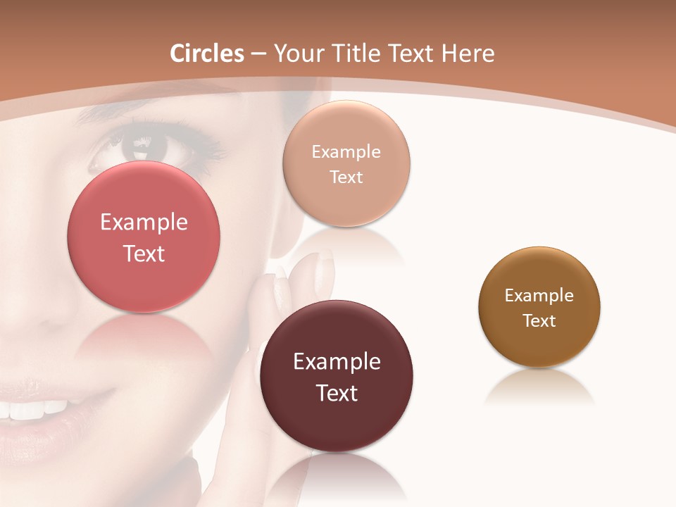 Elderly Woman Standing PowerPoint Template