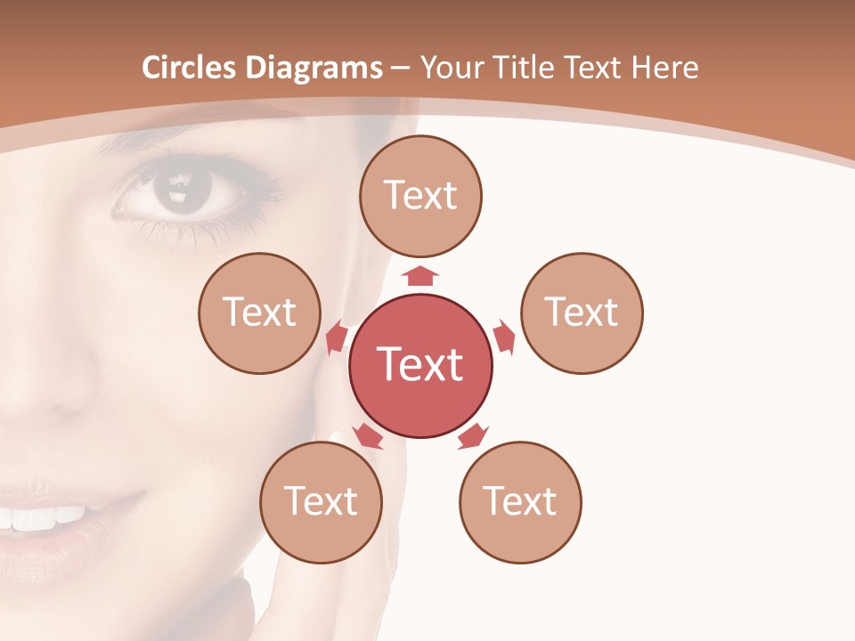 Elderly Woman Standing PowerPoint Template