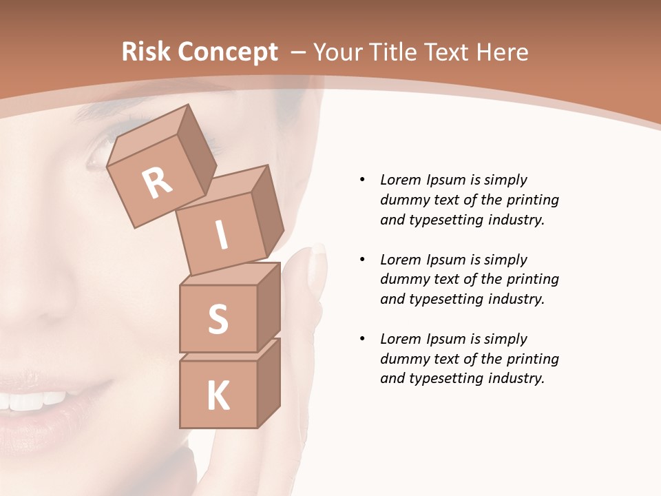 Elderly Woman Standing PowerPoint Template