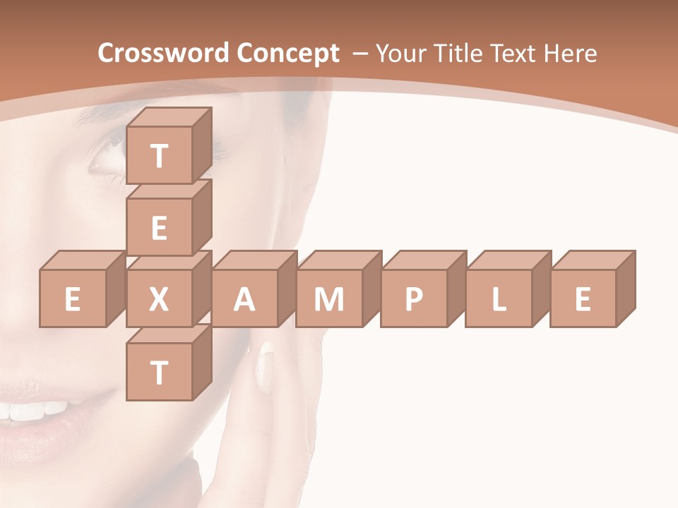 Elderly Woman Standing PowerPoint Template