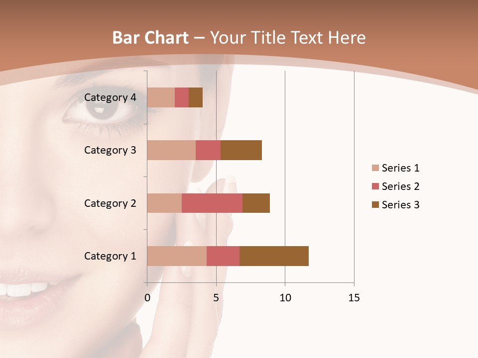Elderly Woman Standing PowerPoint Template