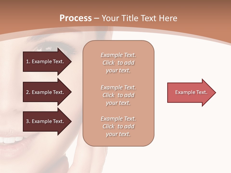 Elderly Woman Standing PowerPoint Template