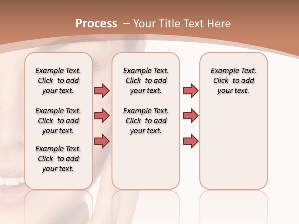 Elderly Woman Standing PowerPoint Template