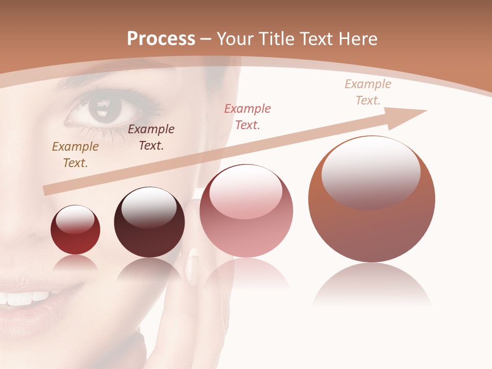 Elderly Woman Standing PowerPoint Template