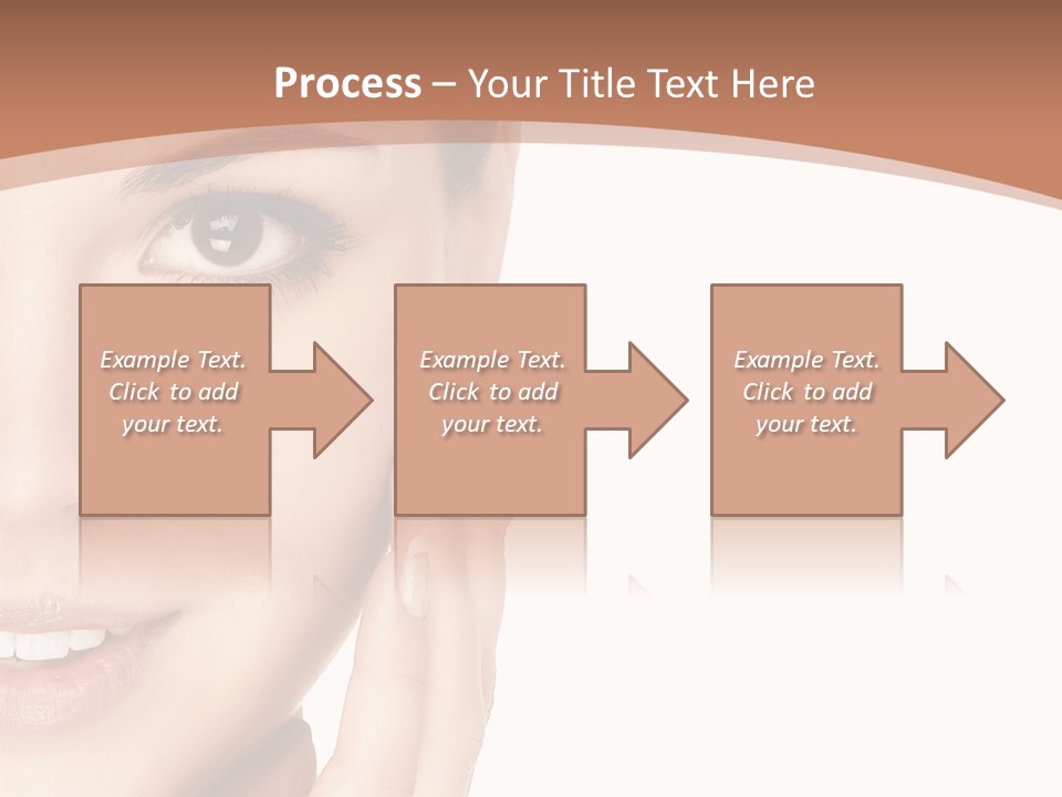 Elderly Woman Standing PowerPoint Template