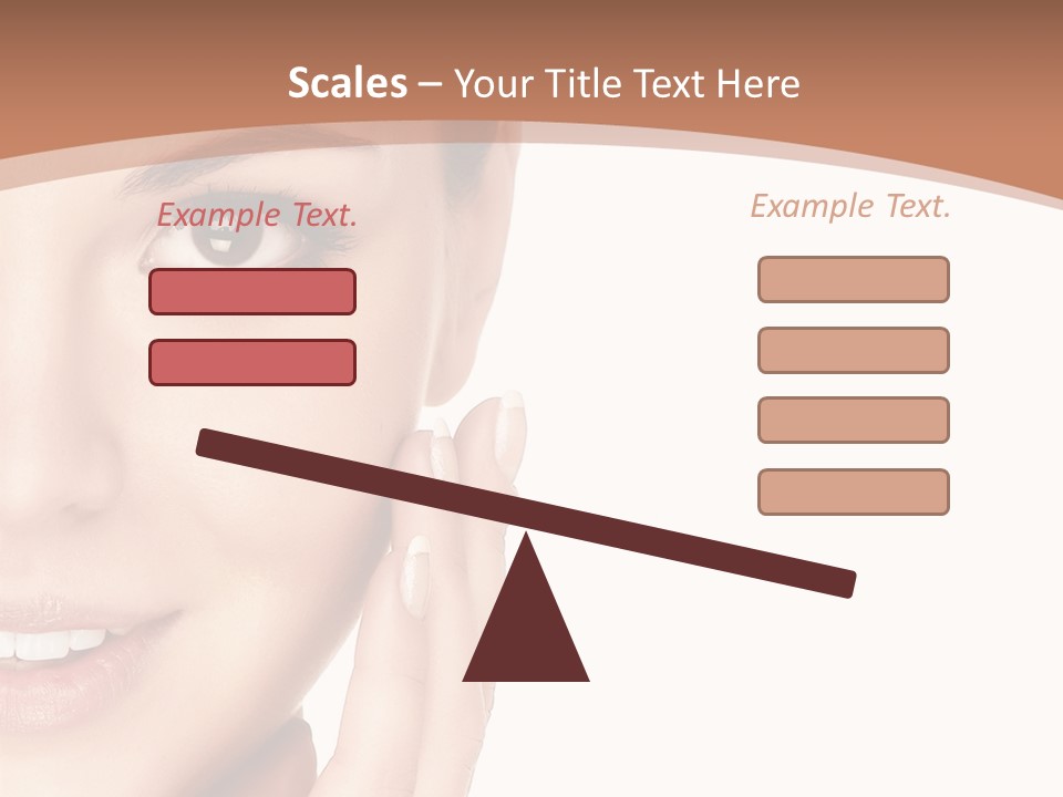 Elderly Woman Standing PowerPoint Template