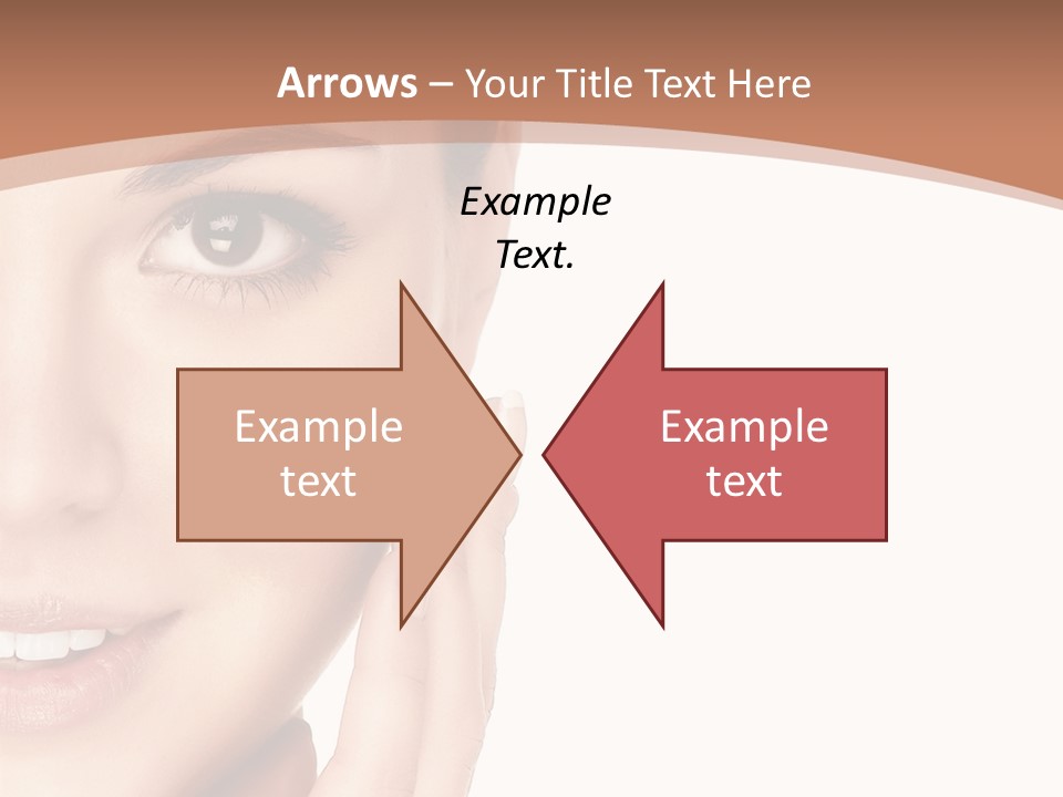 Elderly Woman Standing PowerPoint Template