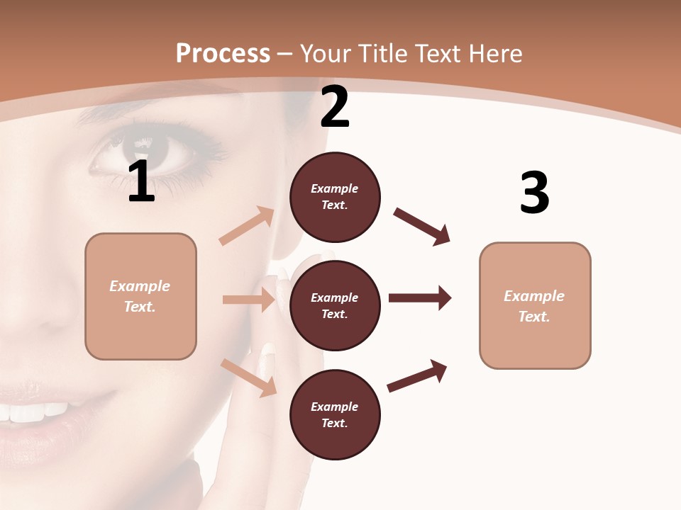 Elderly Woman Standing PowerPoint Template