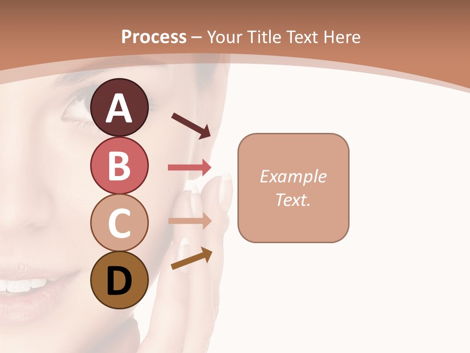Elderly Woman Standing PowerPoint Template