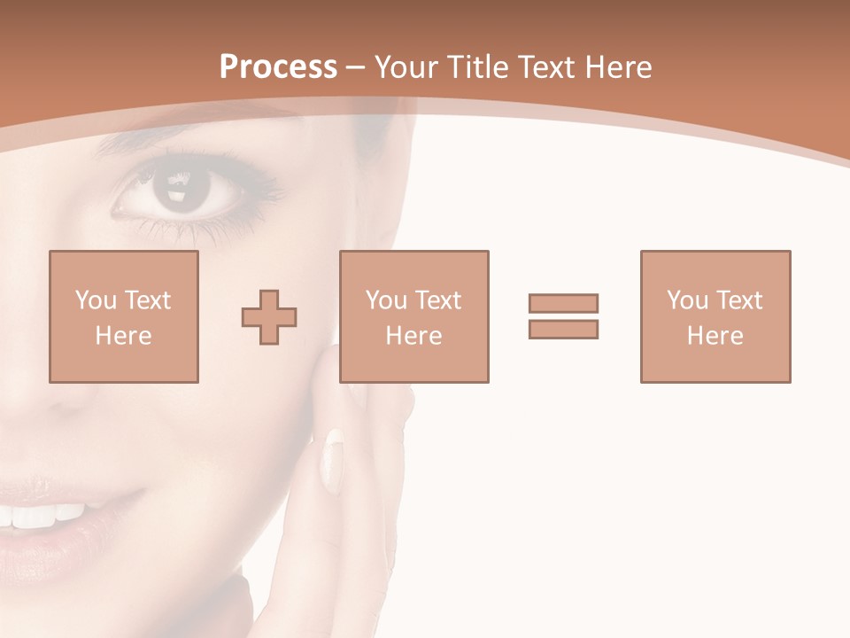 Elderly Woman Standing PowerPoint Template