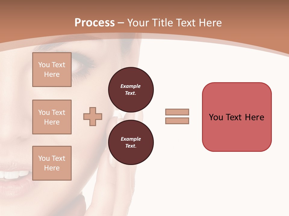 Elderly Woman Standing PowerPoint Template