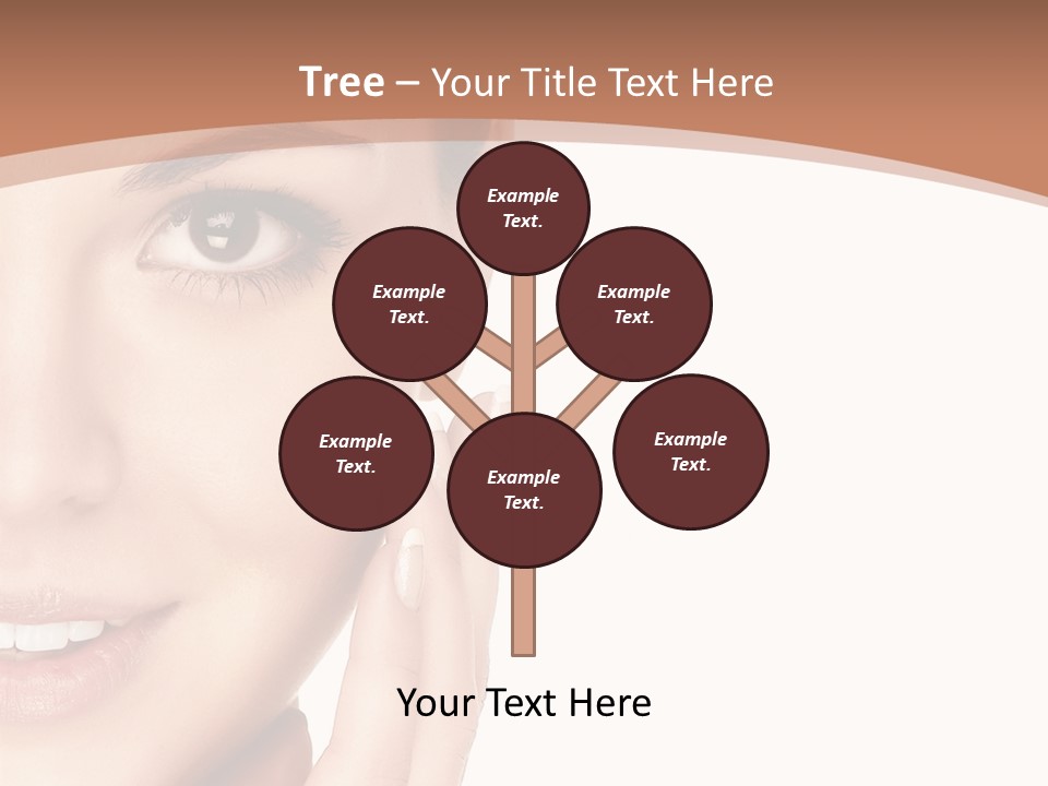 Elderly Woman Standing PowerPoint Template