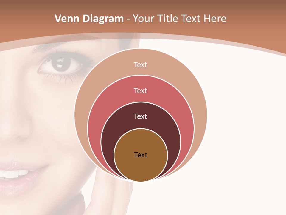 Elderly Woman Standing PowerPoint Template