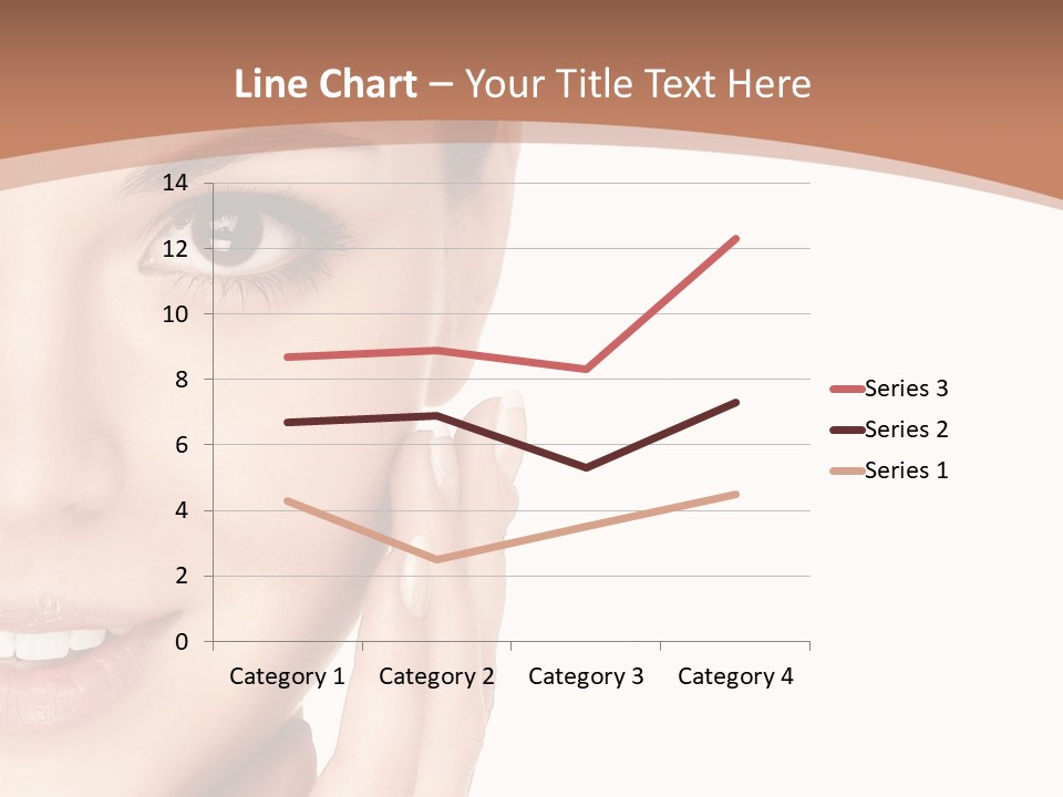 Elderly Woman Standing PowerPoint Template