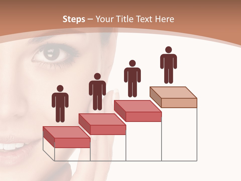 Elderly Woman Standing PowerPoint Template