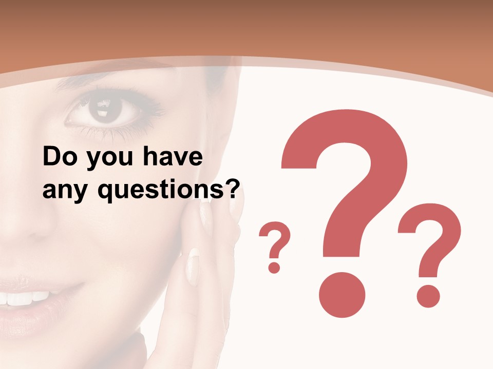 Elderly Woman Standing PowerPoint Template