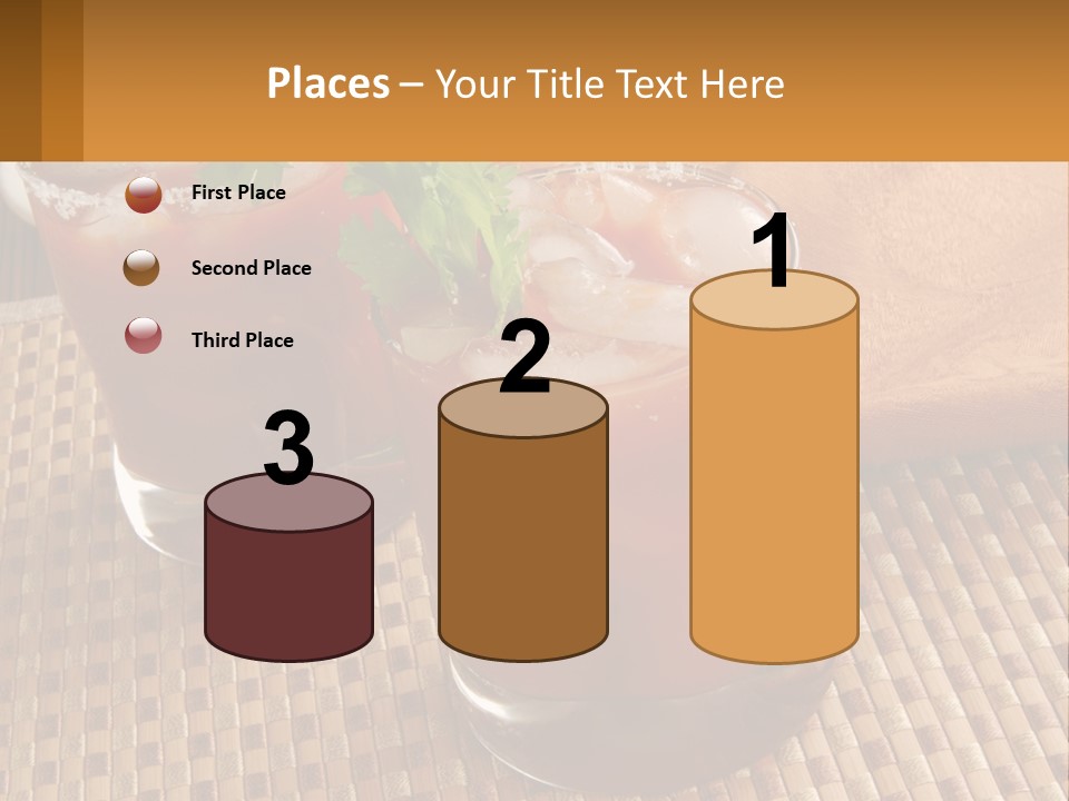 Older Standing Sunset PowerPoint Template