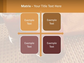 Older Standing Sunset PowerPoint Template