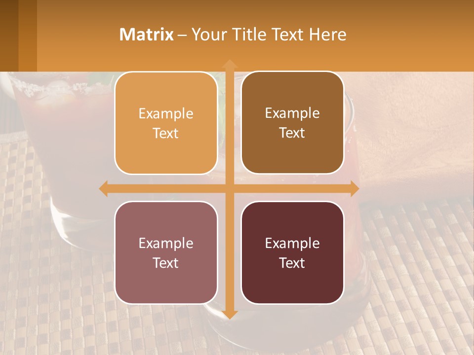 Older Standing Sunset PowerPoint Template