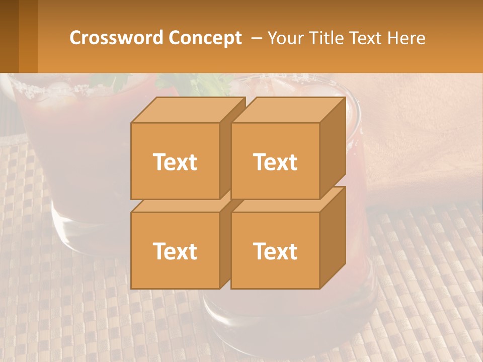 Older Standing Sunset PowerPoint Template