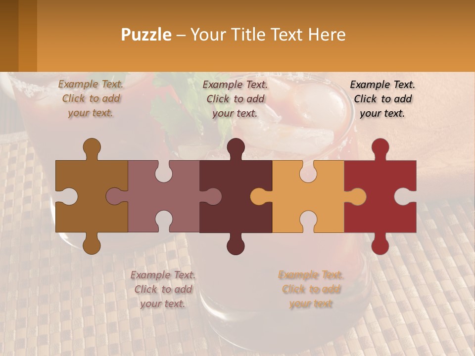 Older Standing Sunset PowerPoint Template