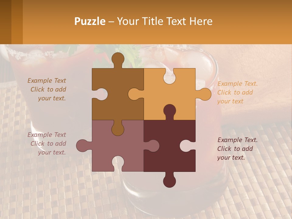Older Standing Sunset PowerPoint Template