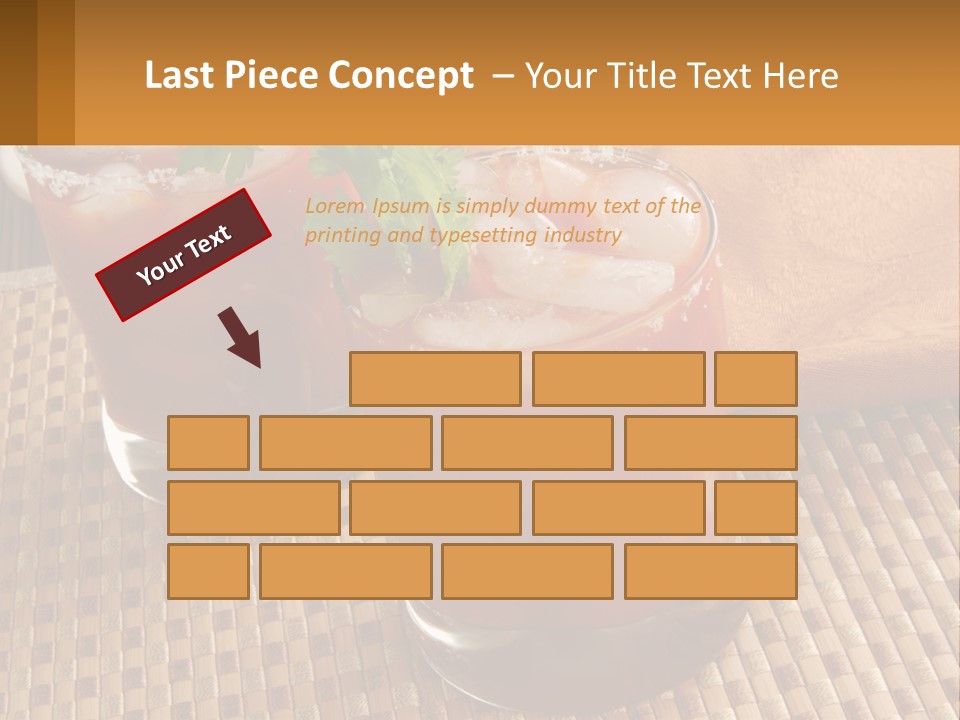 Older Standing Sunset PowerPoint Template