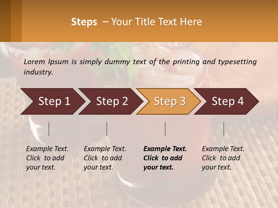 Older Standing Sunset PowerPoint Template
