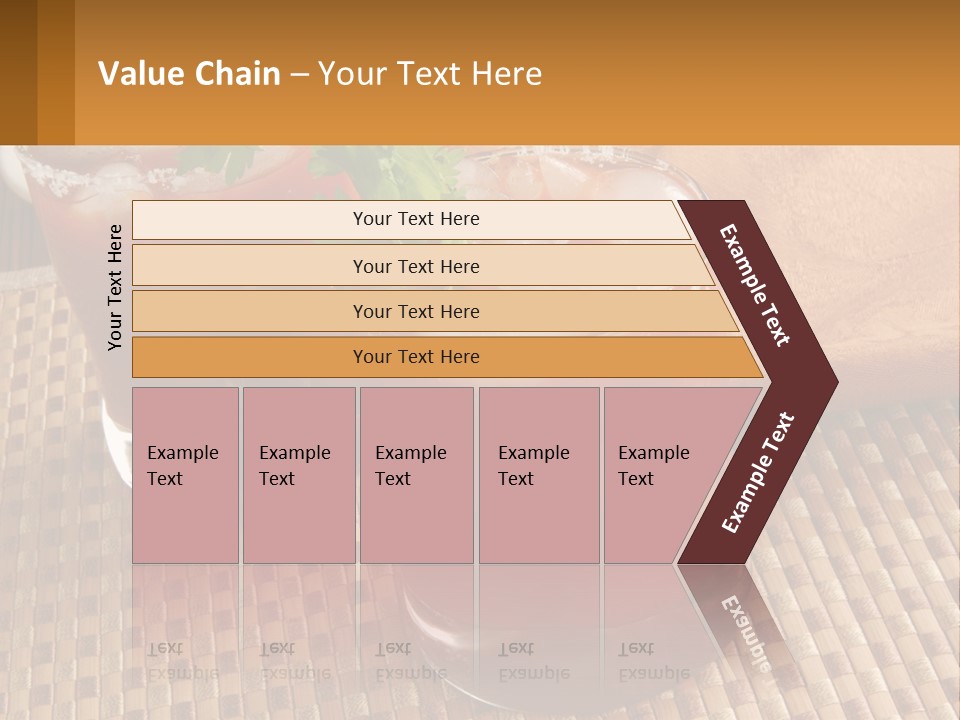 Older Standing Sunset PowerPoint Template
