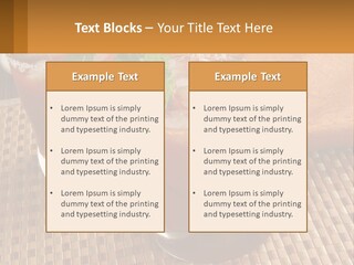 Older Standing Sunset PowerPoint Template