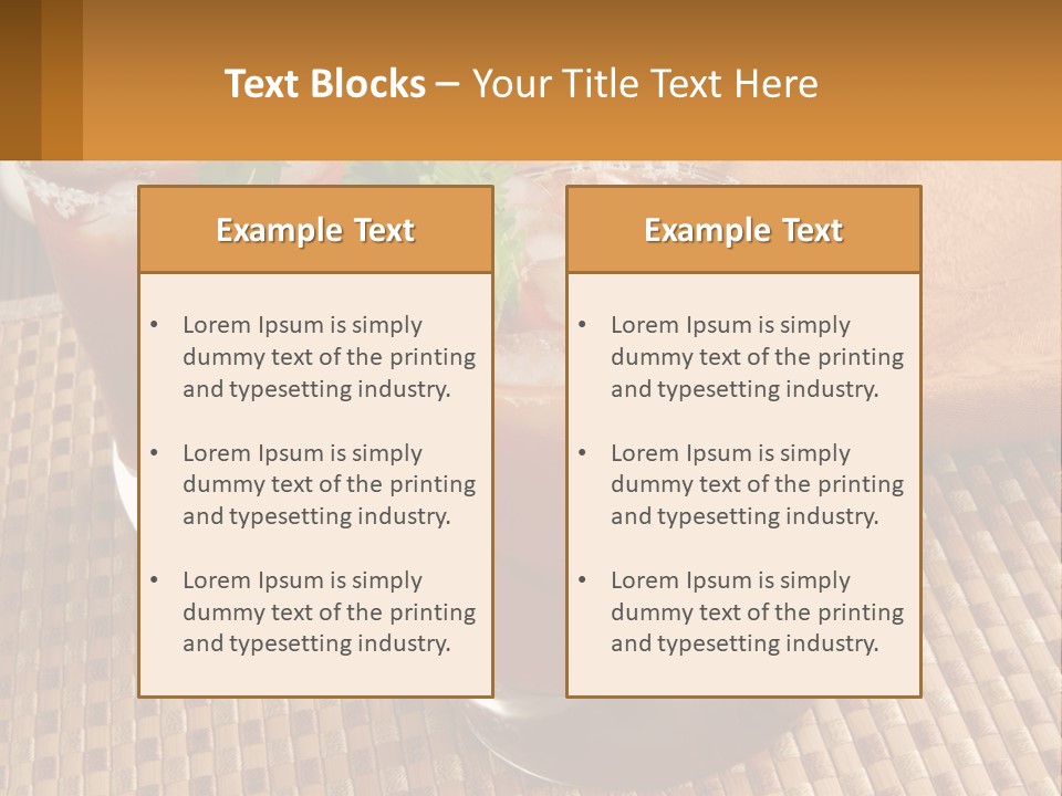 Older Standing Sunset PowerPoint Template