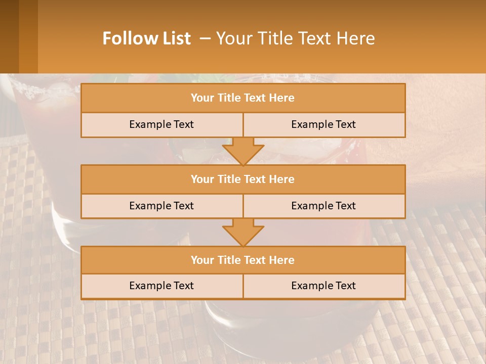 Older Standing Sunset PowerPoint Template