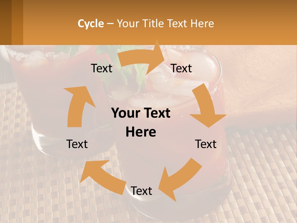 Older Standing Sunset PowerPoint Template