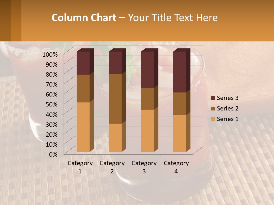 Older Standing Sunset PowerPoint Template