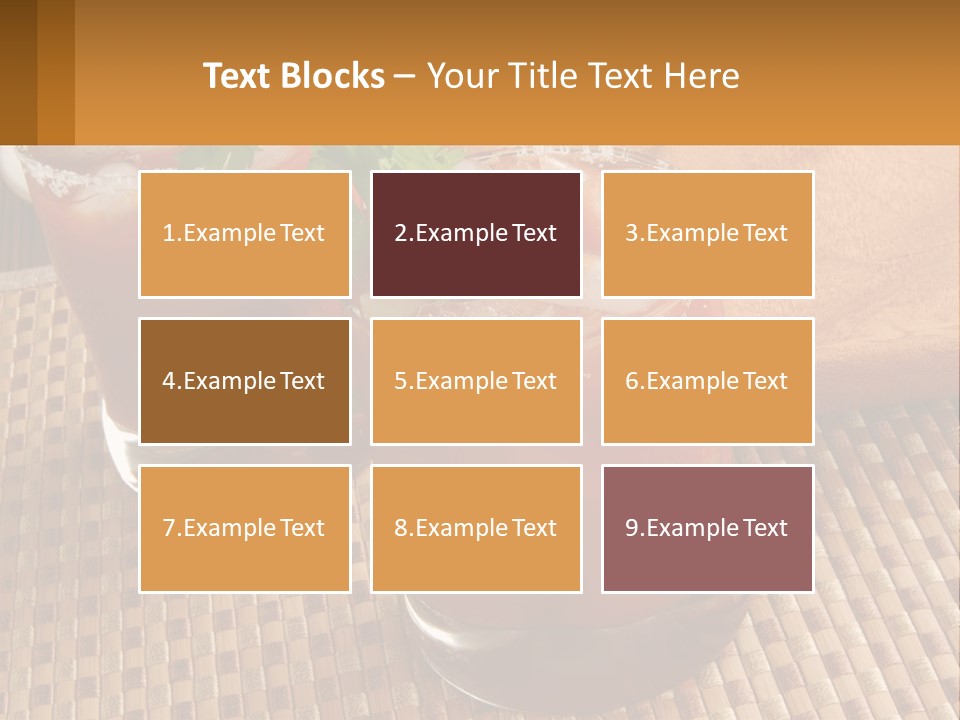 Older Standing Sunset PowerPoint Template