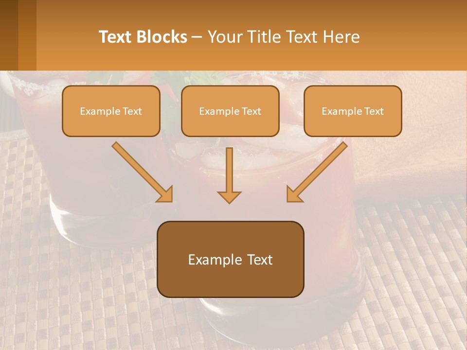 Older Standing Sunset PowerPoint Template