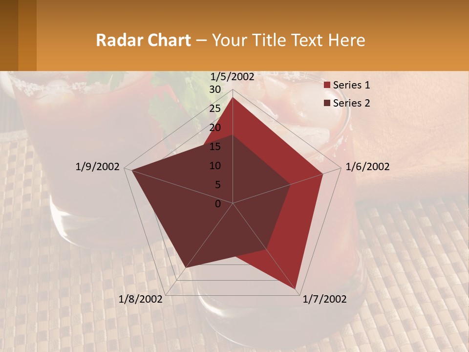 Older Standing Sunset PowerPoint Template